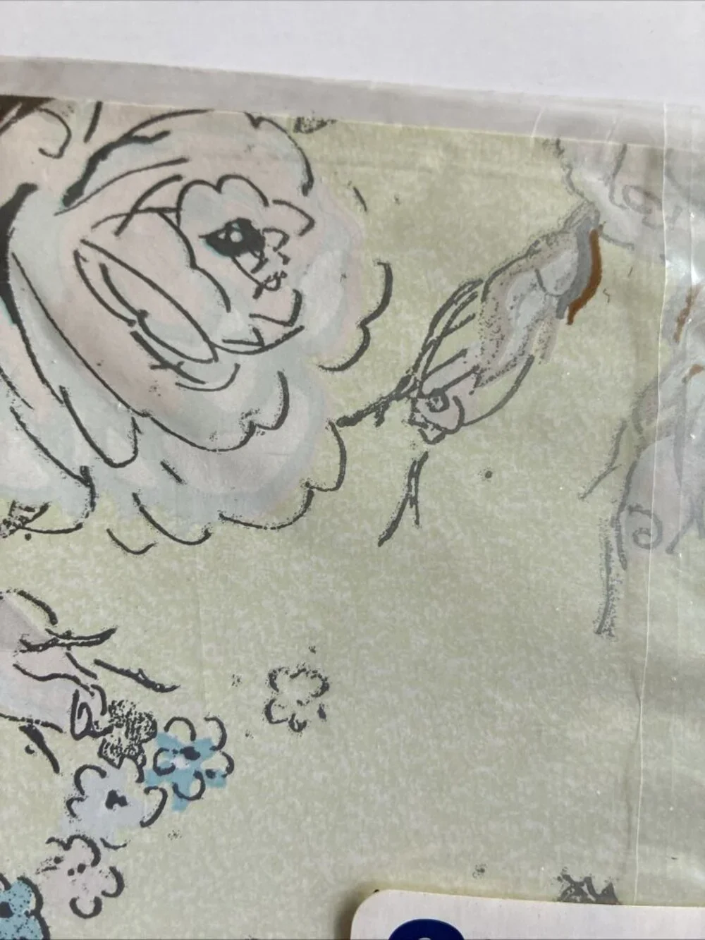 Vintage Gift wrap Floral Wrapping Paper 2 Sheets 20